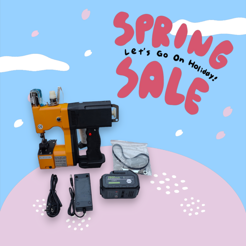 Мешкозашивочная машинка Gk9 -900D на аккумуляторе 2600mah