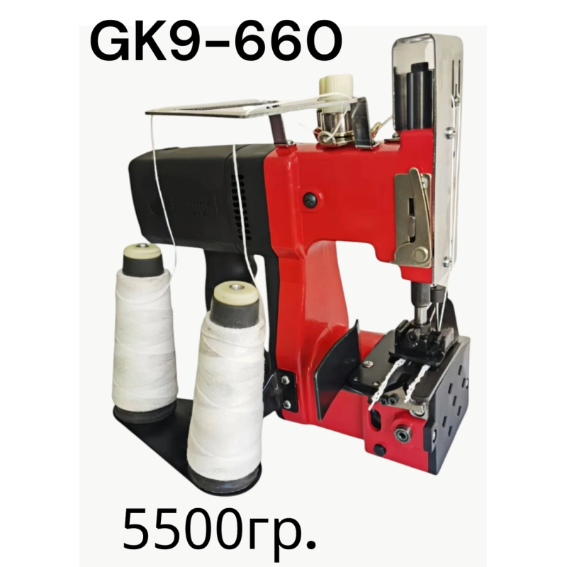 Мішкозашивочна машинка двоголкова Gk9-660 Fast Motor 210w.